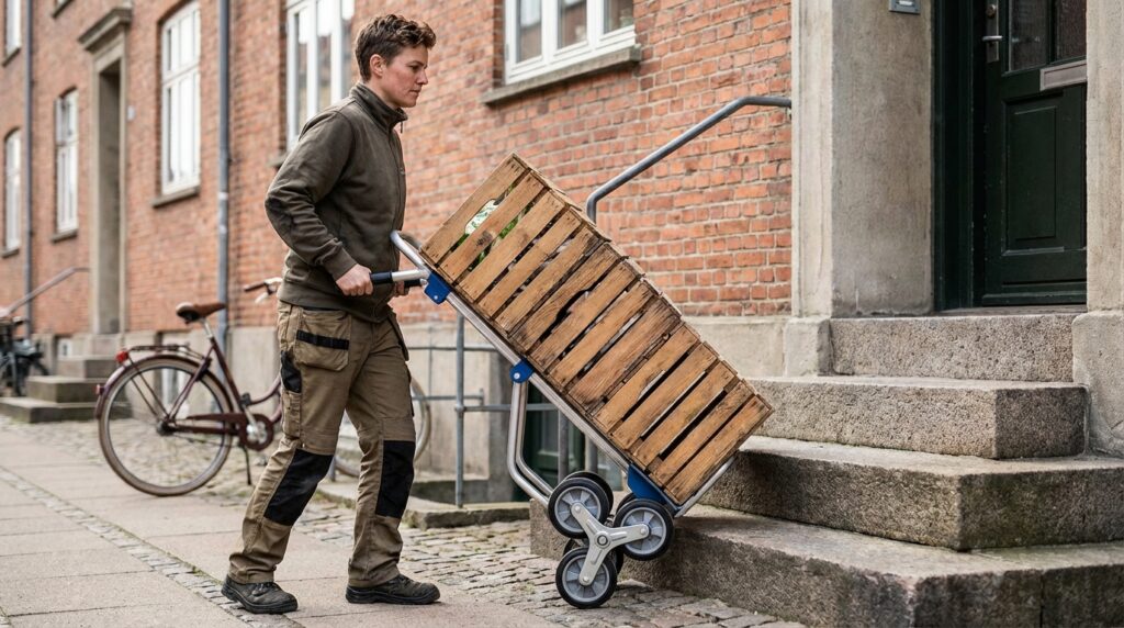 Sækkevogne til trapper